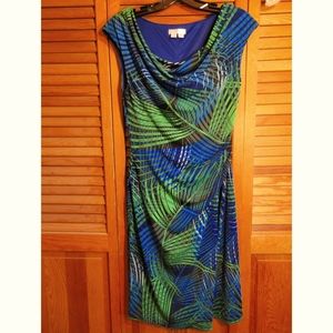 Tropical spandex dress